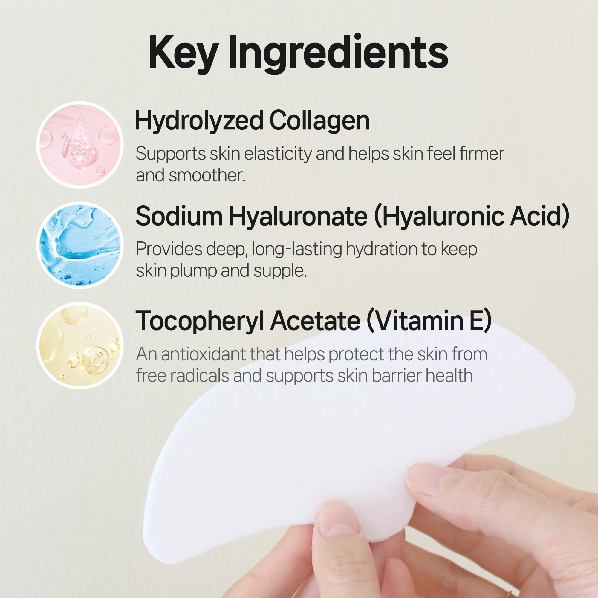 Parche Wooshin Labottach para la frente con vitamina E, nutrición facial.