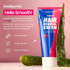Woowoo Tame It 3-minute action visual highlights quick results