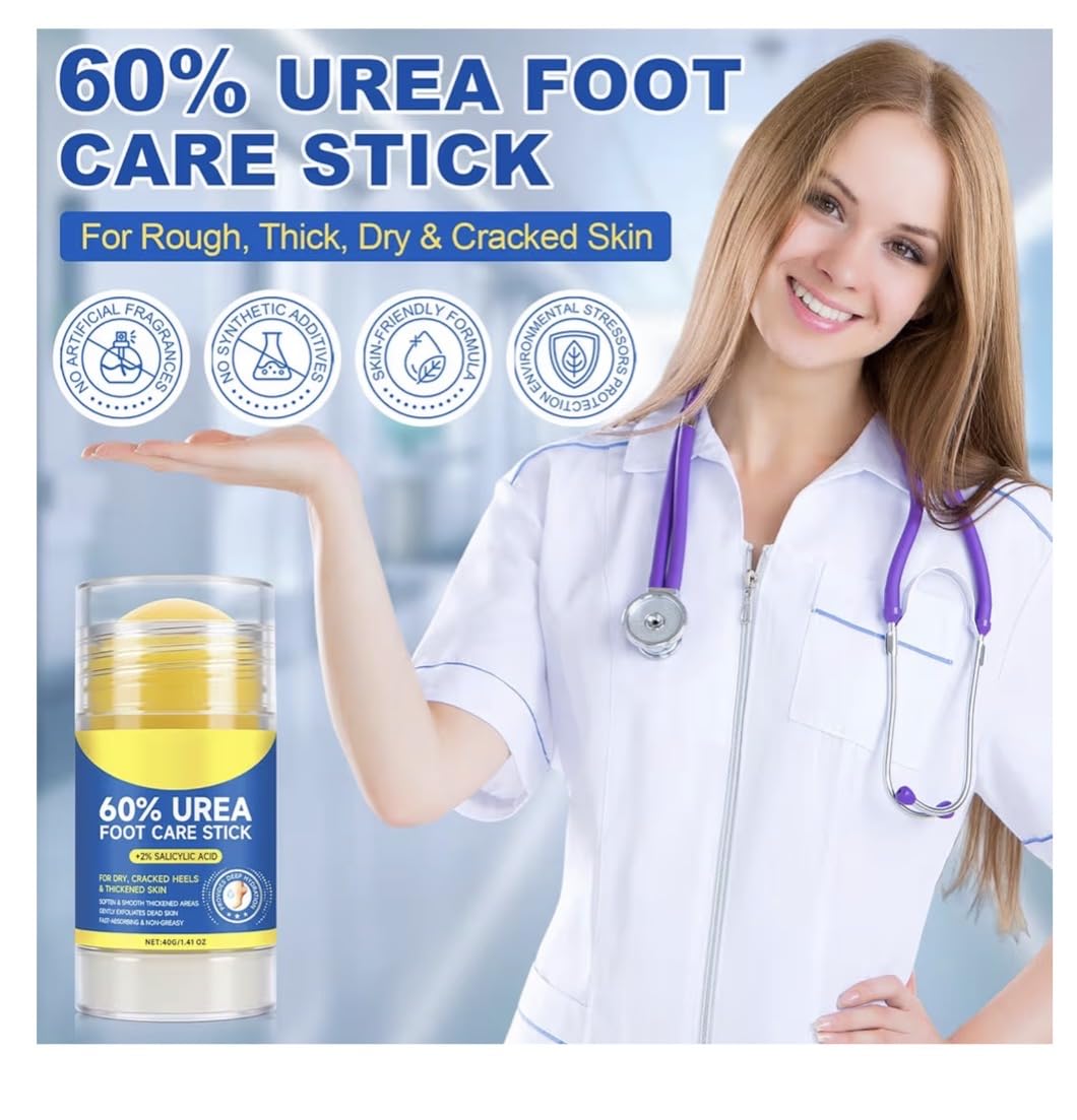 Worked In 60% Urea Stick daily-use formula for regular skincare.