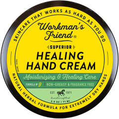 WORKMAN'S FRIEND crema manos curada: hidratación profunda para piel seca y agrietada.