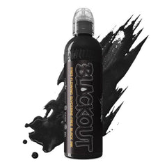 World Famous Tattoo Ink Blackout: bote de tinta, flujo ultra fino para delineado preciso.