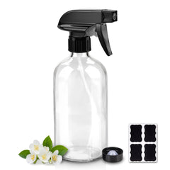 Worldgsb glass spray bottle 16oz for versatile cleaning and gardening tasks.