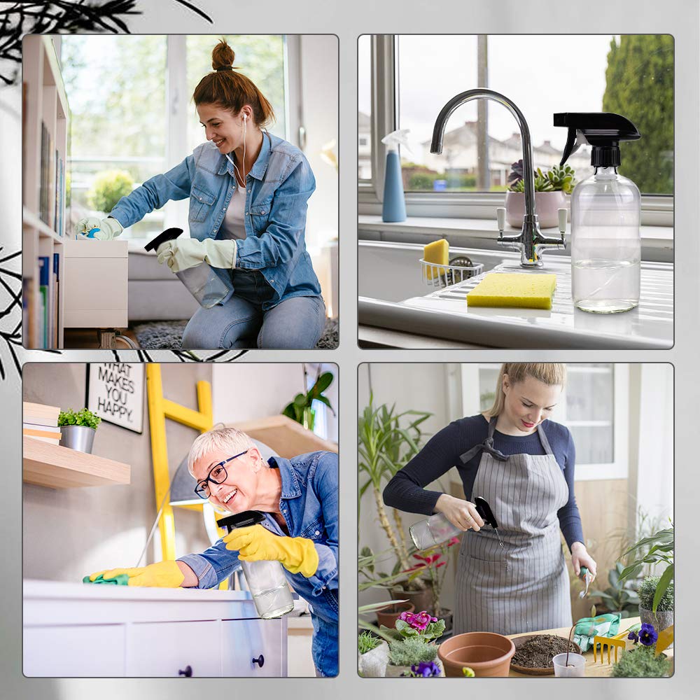 Worldgsb bottle in real-life uses like cleaning, gardening, and aromatherapy.