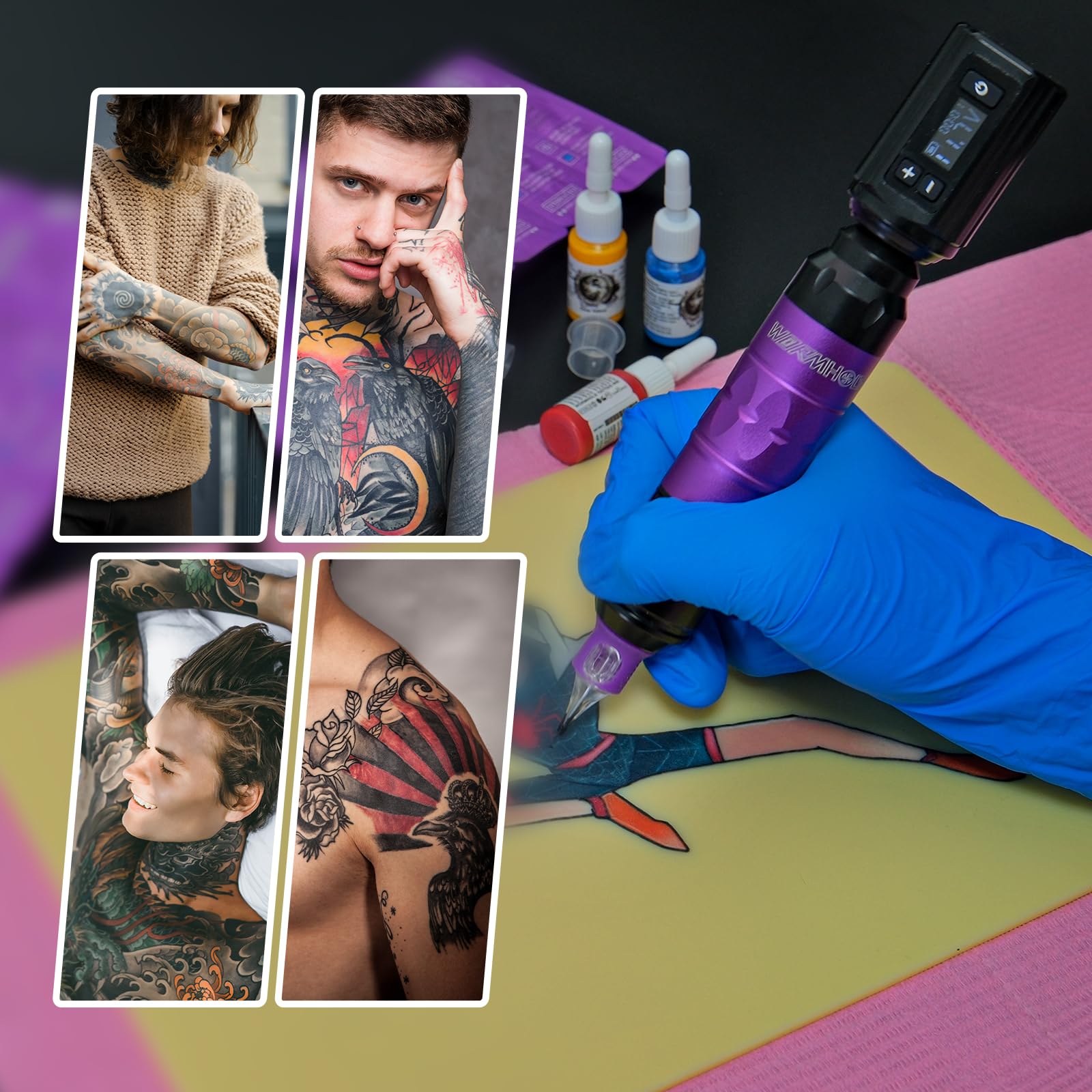 Wormhole Tattoo all-in-one package supports beginners and pros