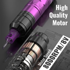 Wormhole Tattoo 1200mAh batteries for uninterrupted sessions