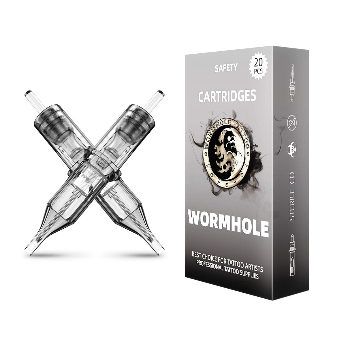 Wormhole Tattoo 3RL en empaque desechable para uso profesional.