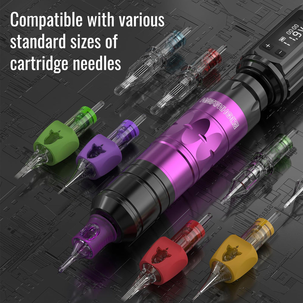 Wormhole Tattoo ergonomic gun design for comfortable sessions