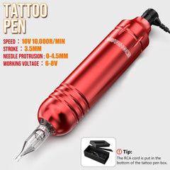 Wormhole Tattoo cartridge-needle compatibility for versatile shading and outlining