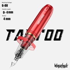 Wormhole Tattoo Pen ergonomic design enables comfortable extended sessions.