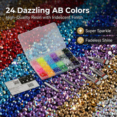 Worthofbest B7000 glue 10ml – clear-drying bond for resin gems.