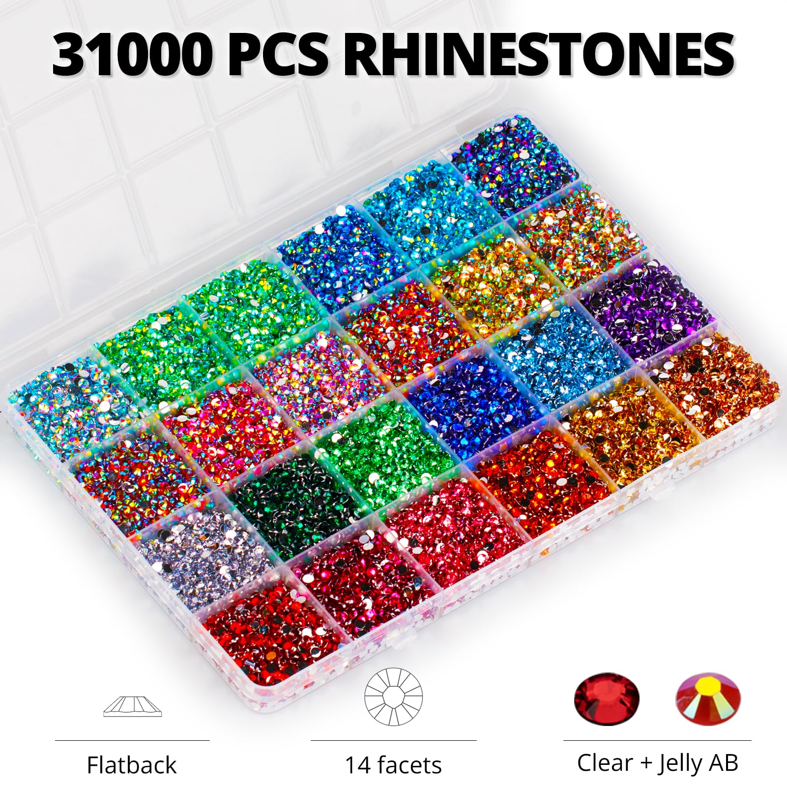 Worthofbest B7000 glue tubes with precision tip for accurate gemstone placement.