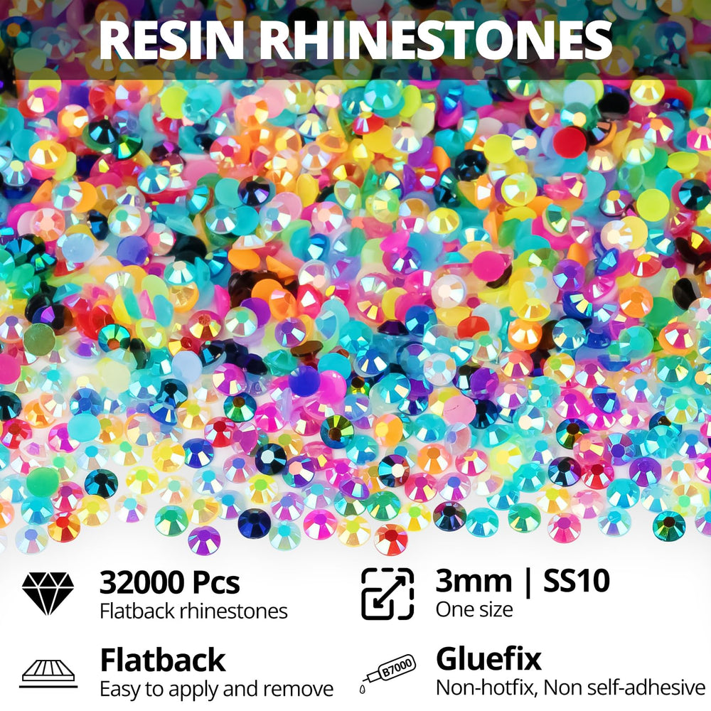 Worthofbest cristales de colores brillantes para calzado y accesorios