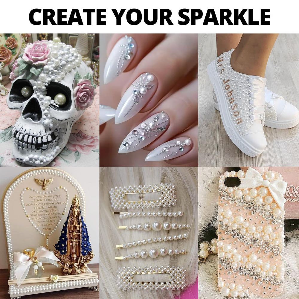 Worthofbest 16000 pieces offer plenty of sparkle for versatile craft ideas.