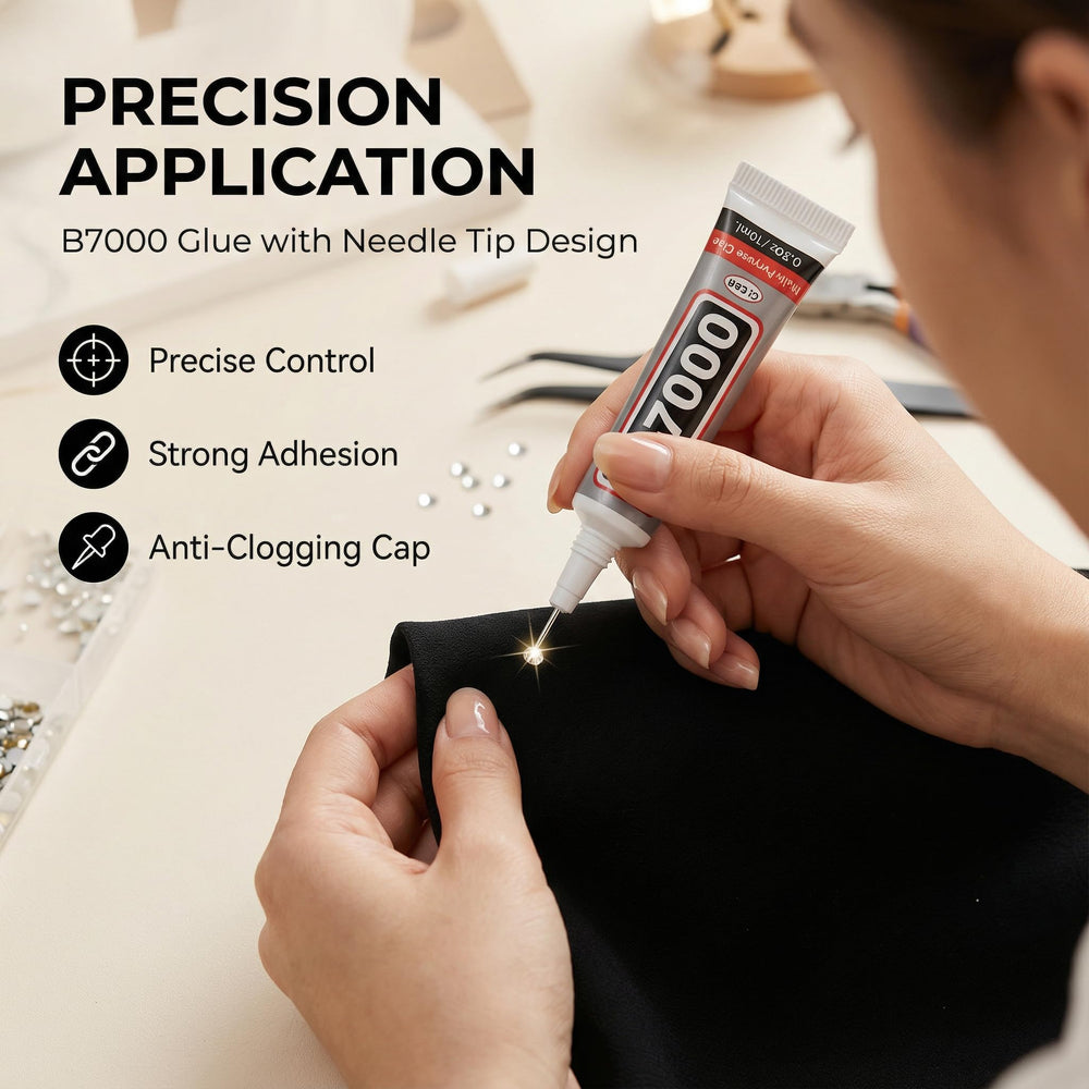 Worthofbest punta-precision-aguja para colocación limpia.