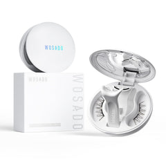 WOSADO Velvet Black magnetic lashes with applicator kit for easy glue-free application