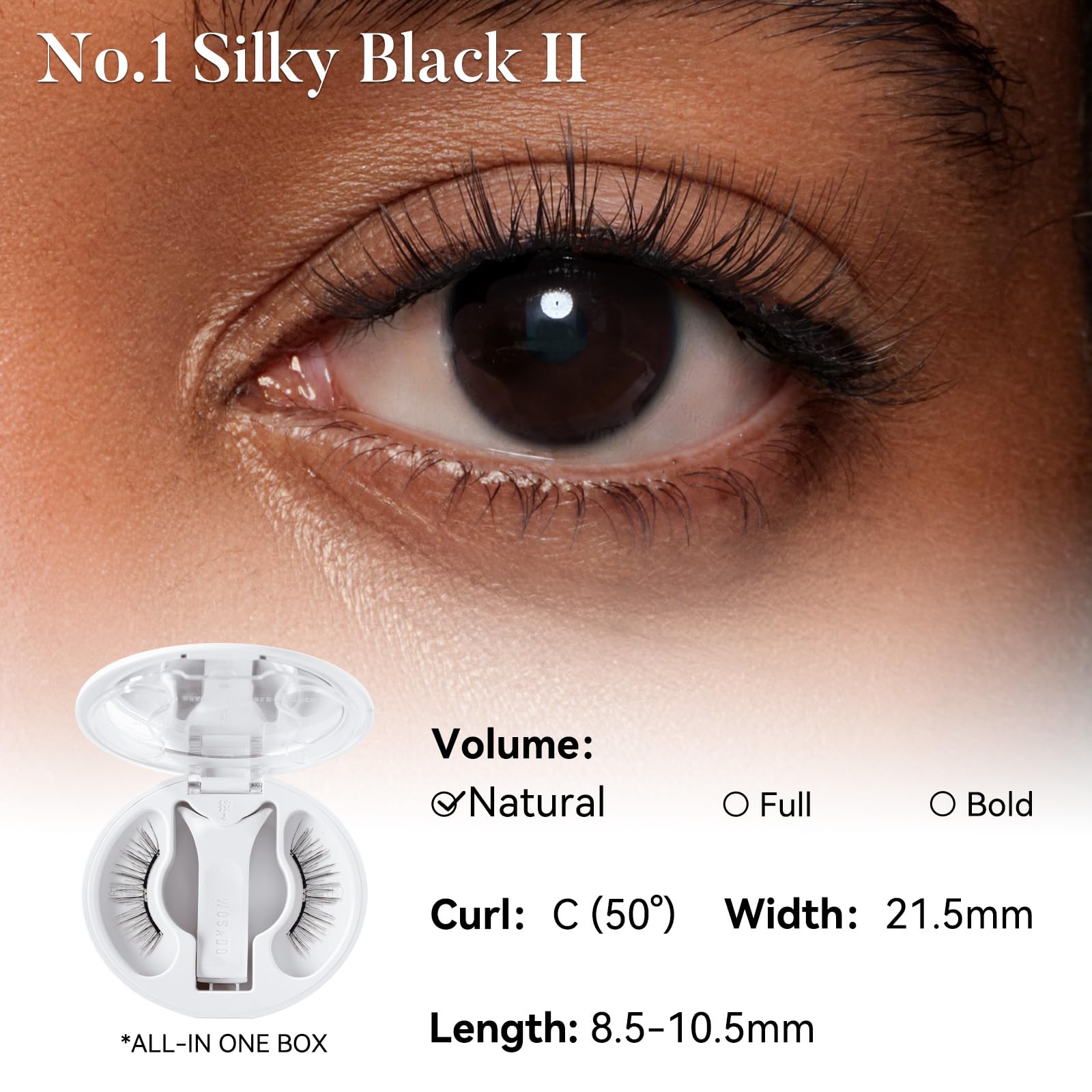 WOSADO magnetic lashes with waterproof performance during workouts or rain