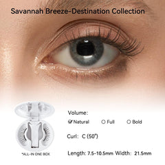 WOSADO Savannah Breez lashes quick-removal feature simplifies nightly routine