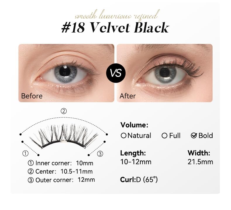 WOSADO waterproof magnetic lashes ready for humid days