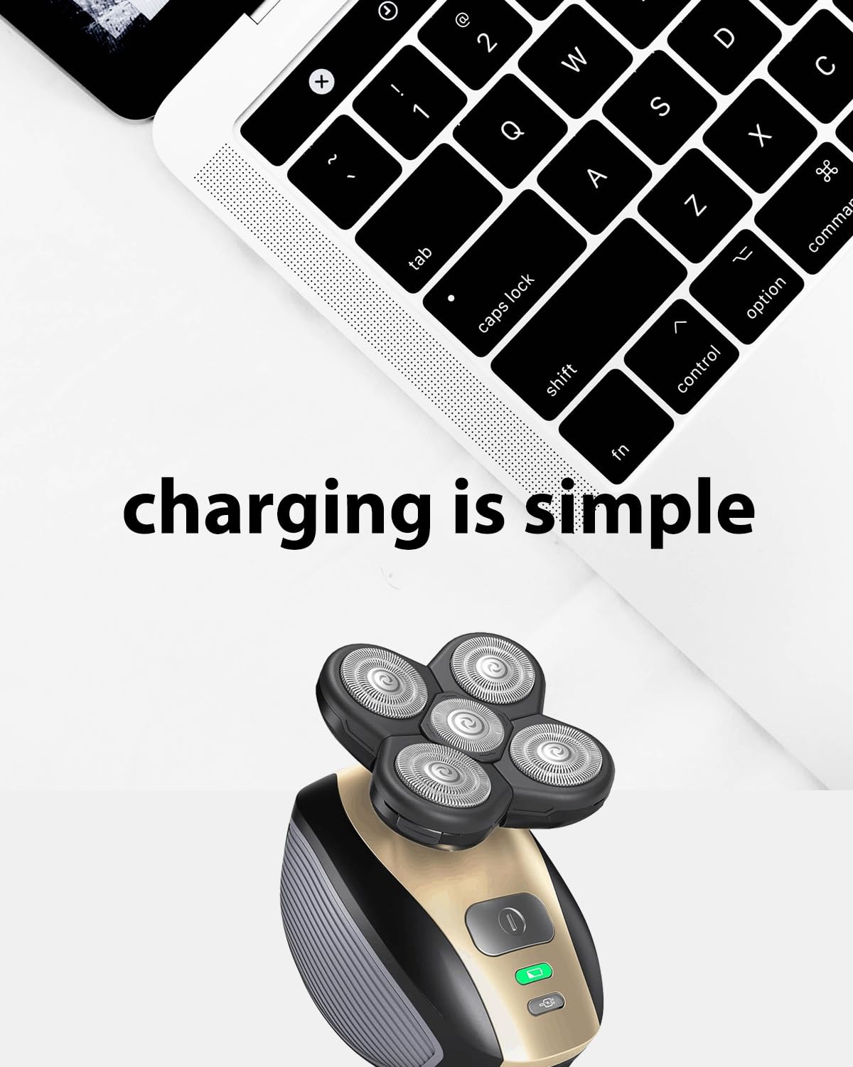 wotdmu cleaning brush included for easy shaver maintenance.