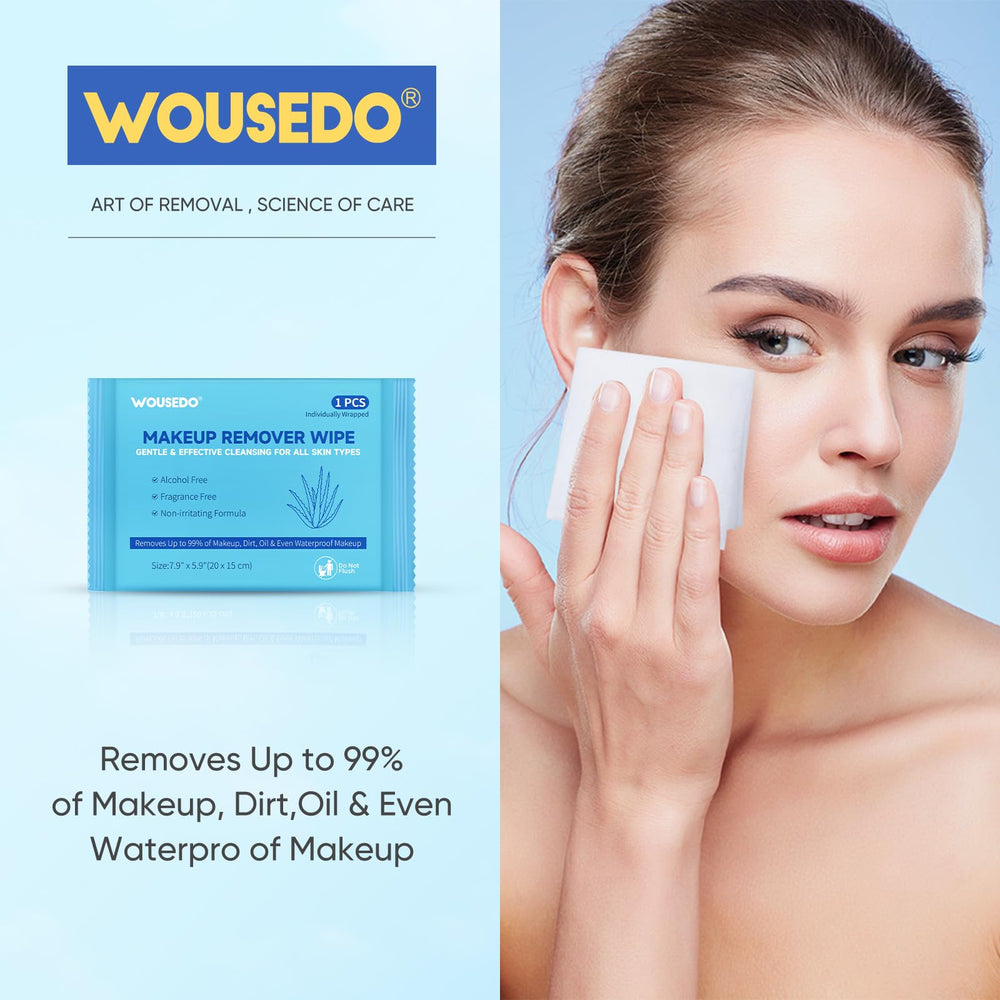 WOUSEDO con aloe vera para calmar la piel durante la limpieza.