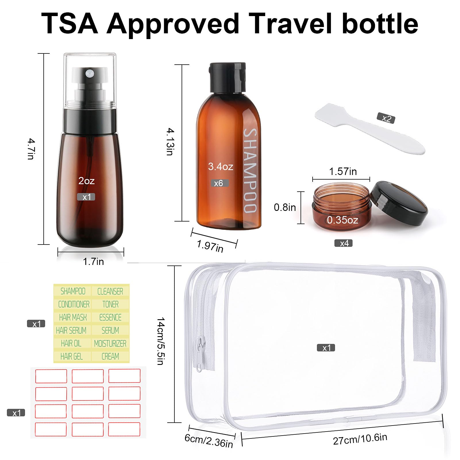 Wowang 2 oz spray bottle designed for even mist applications