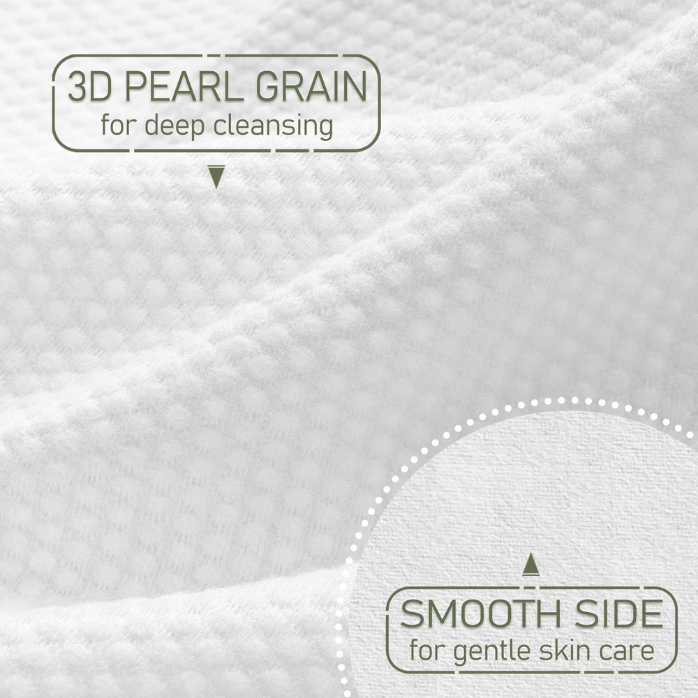 WOWOTEX biodegradable viscose fiber texture highlights a soft, gentle touch for sensitive skin.