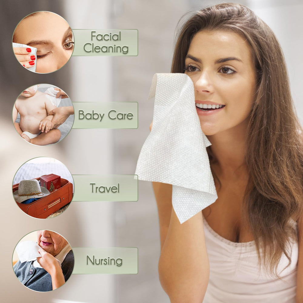 WOWOTEX: toallas para cuidado de bebé y niños para higiene facial delicada