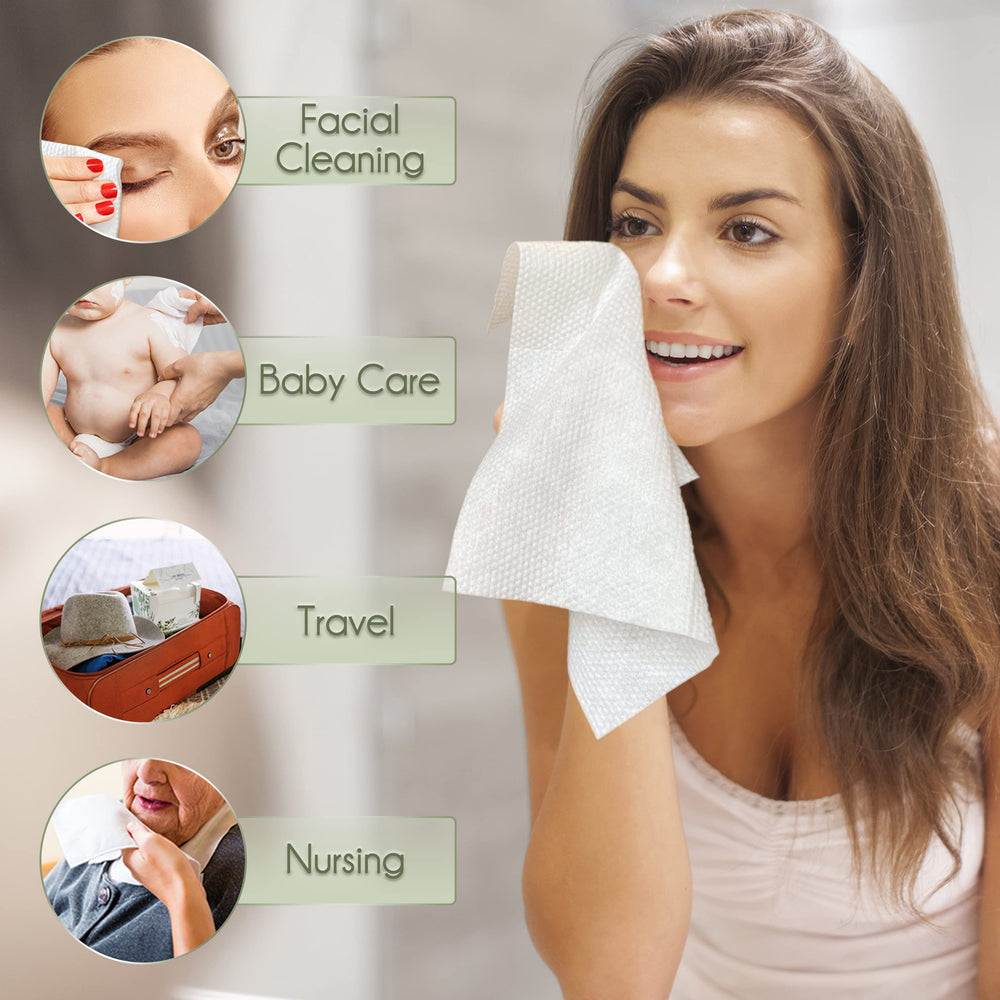 WOWOTEX large 10x12 inch towels ideal for travel and multi-use cleaning.