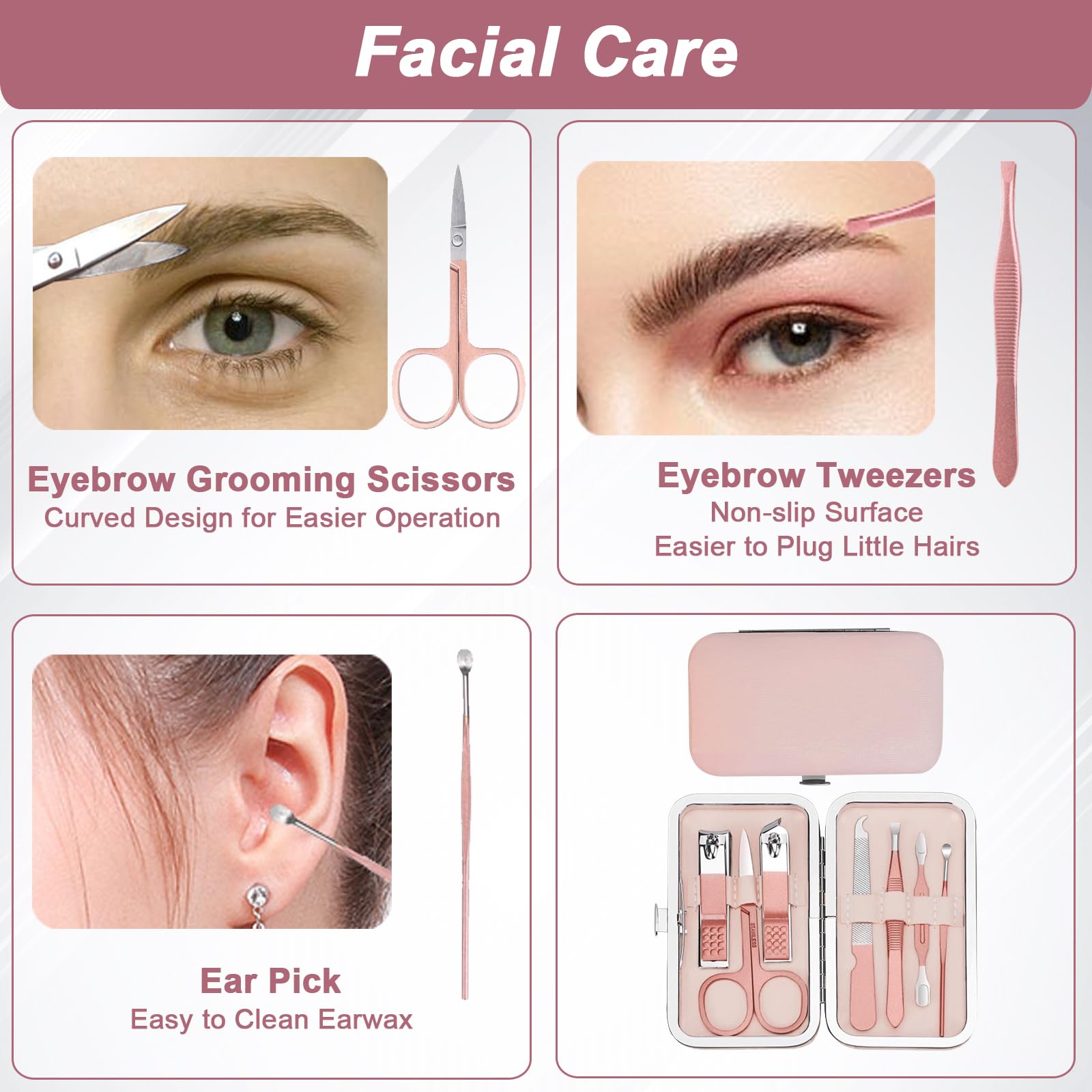 WOXVM eyebrow scissor for neat, controlled brow shaping