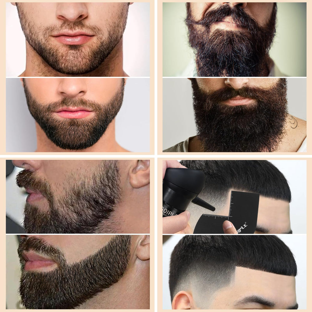 WOZUTUNT Efecto barba definida con uso focal y control.