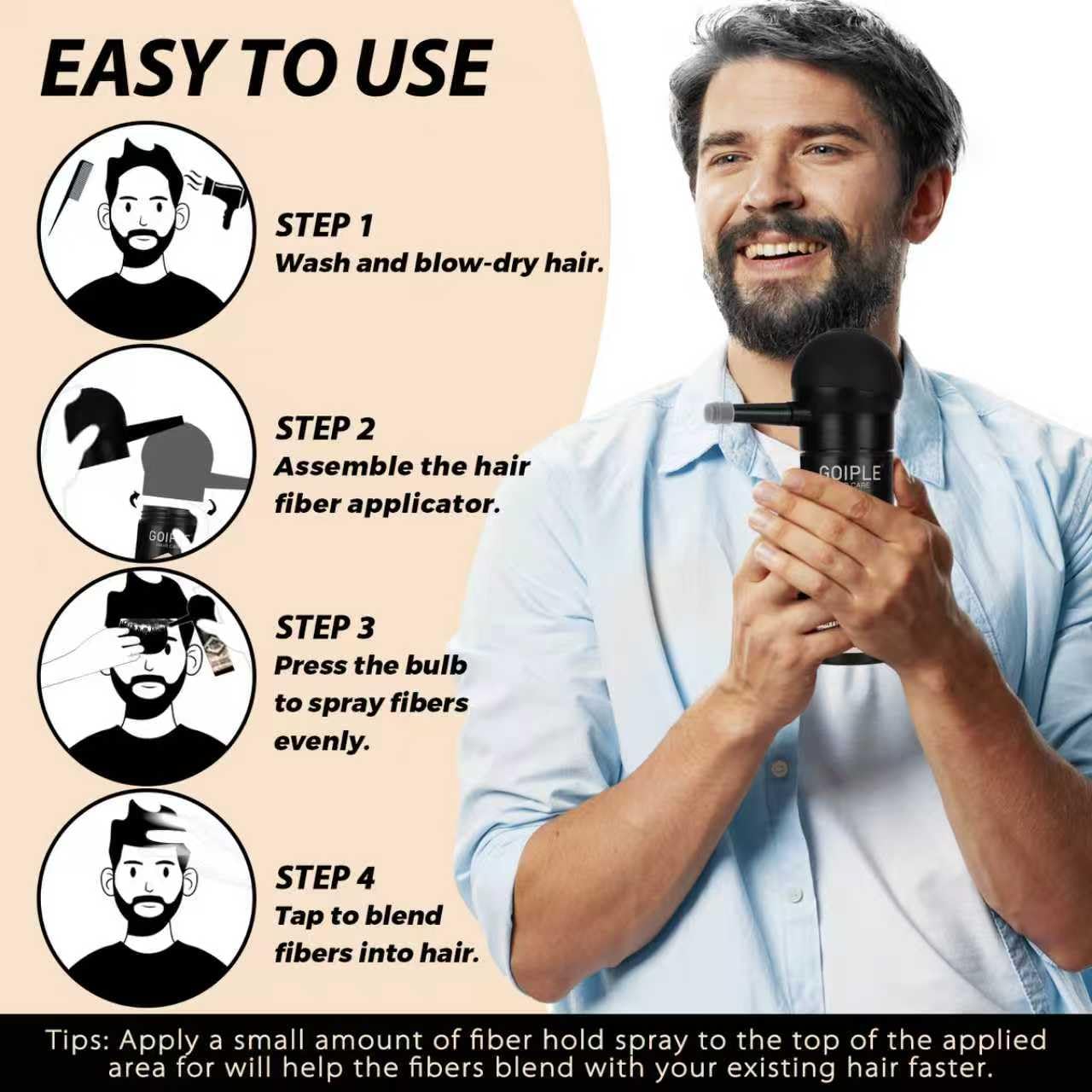 WOZUTUNT Fibras sin manchas para un look discreto y duradero.