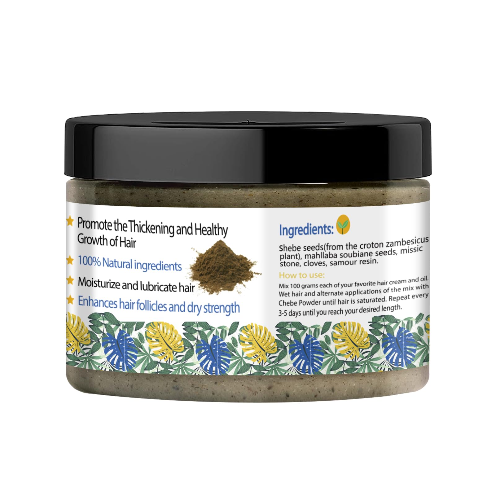 WOZUTUNT Chebe, aplicación con aceite para cabello suave.