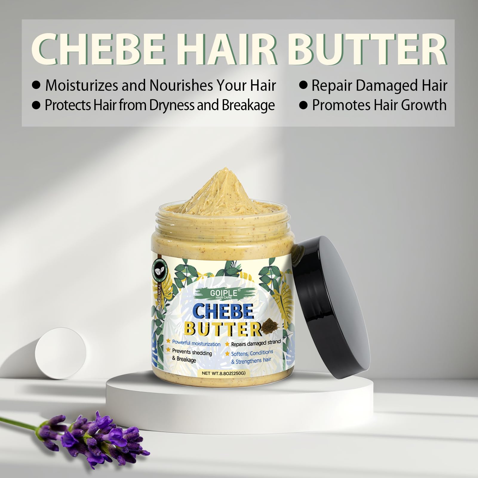 WOZUTUNT Chebe Butter packaging showcasing premium brand presentation