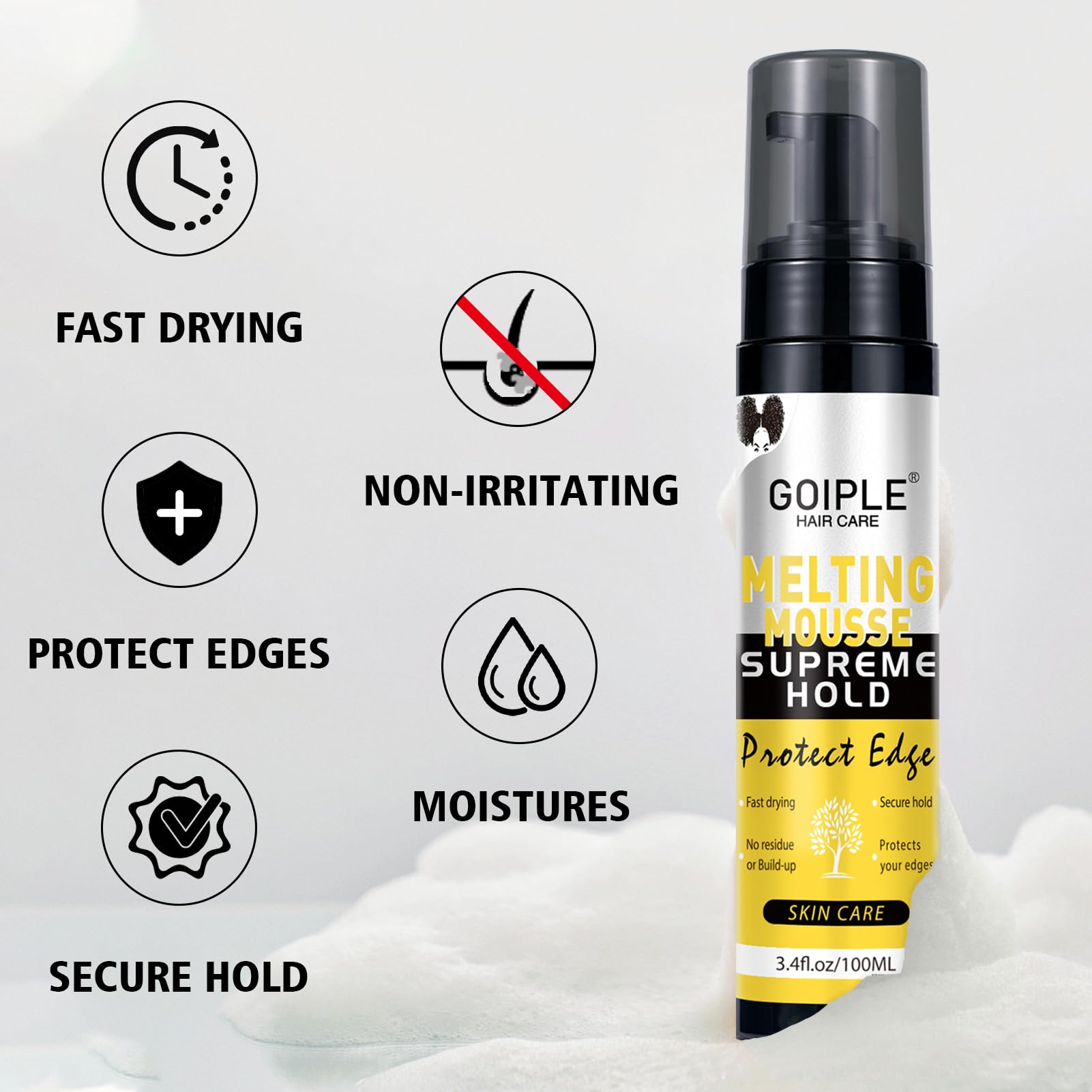 WOZUTUNT hair-wax-stick providing precise edges and secure placement