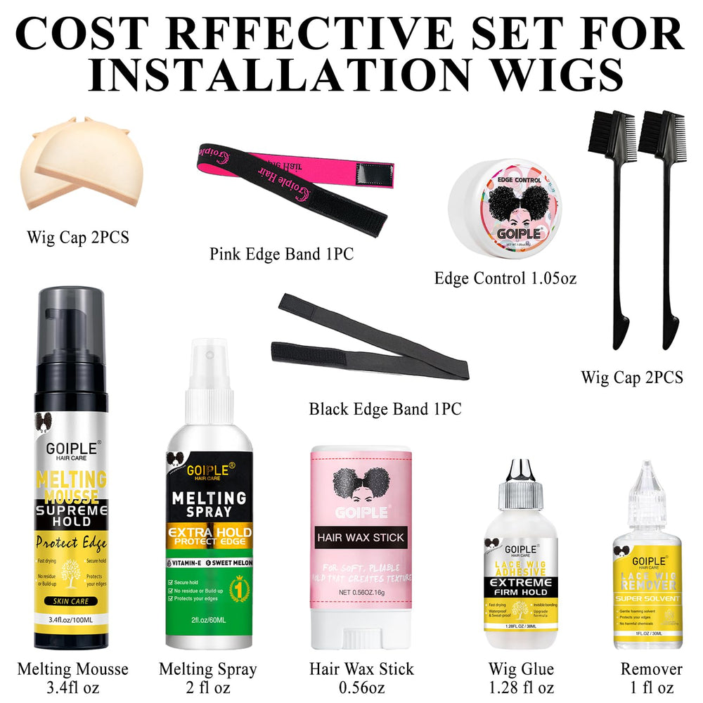 WOZUTUNT wig glue remover used for safe, easy cleanup after wear.
