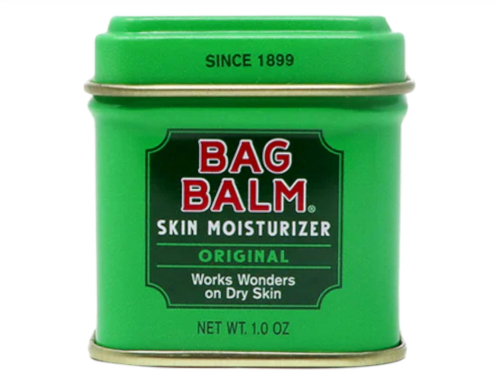 Pocket-size container of WPARHUS Bag Balm Lotion fits pockets.