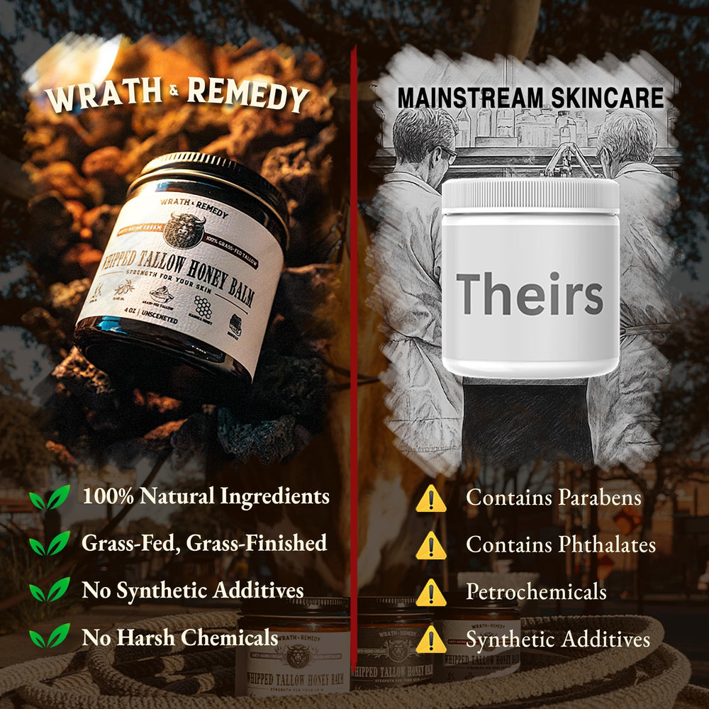 Wrath & Remedy sebo de res - rosácea: cuidado suave para piel sensible