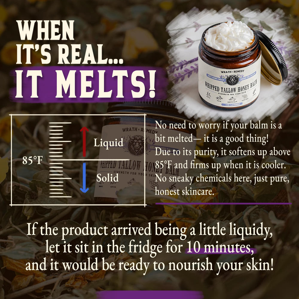 Wrath & Remedy for sensitive skin benefits from gentle lavender scent and nourishing balm.