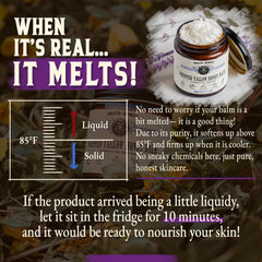 Wrath & Remedy for sensitive skin benefits from gentle lavender scent and nourishing balm.
