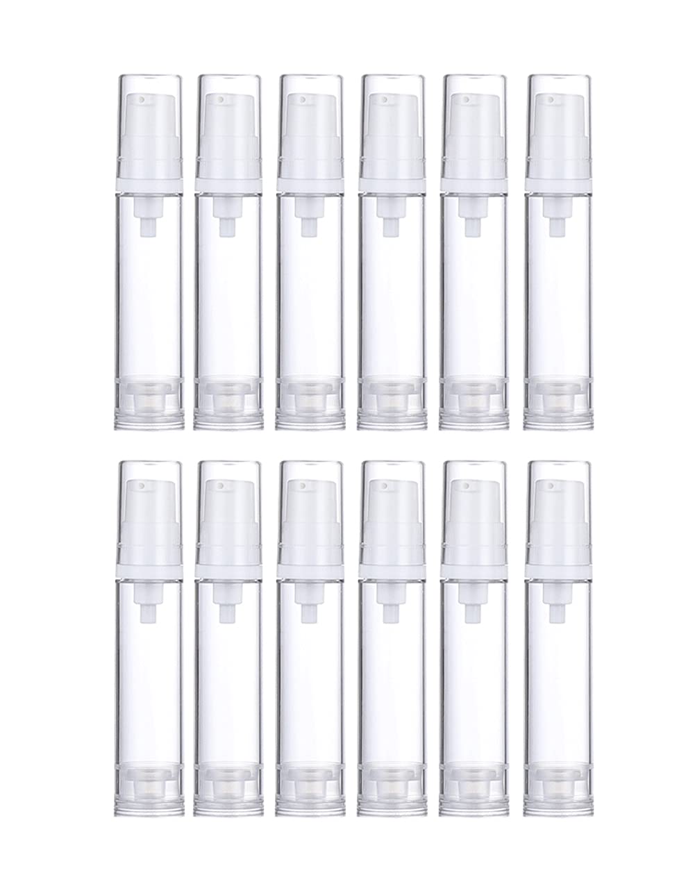 Wresty 12-pack vacuum bottles 5ml, travel-friendly size for skincare samples