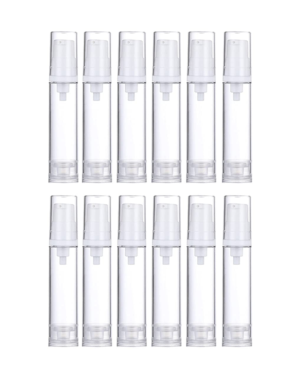 Wresty 12-pack vacuum bottles 5ml, travel-friendly size for skincare samples