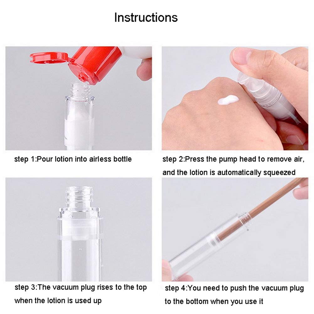 Wresty travel size bottles set, portable skincare kit