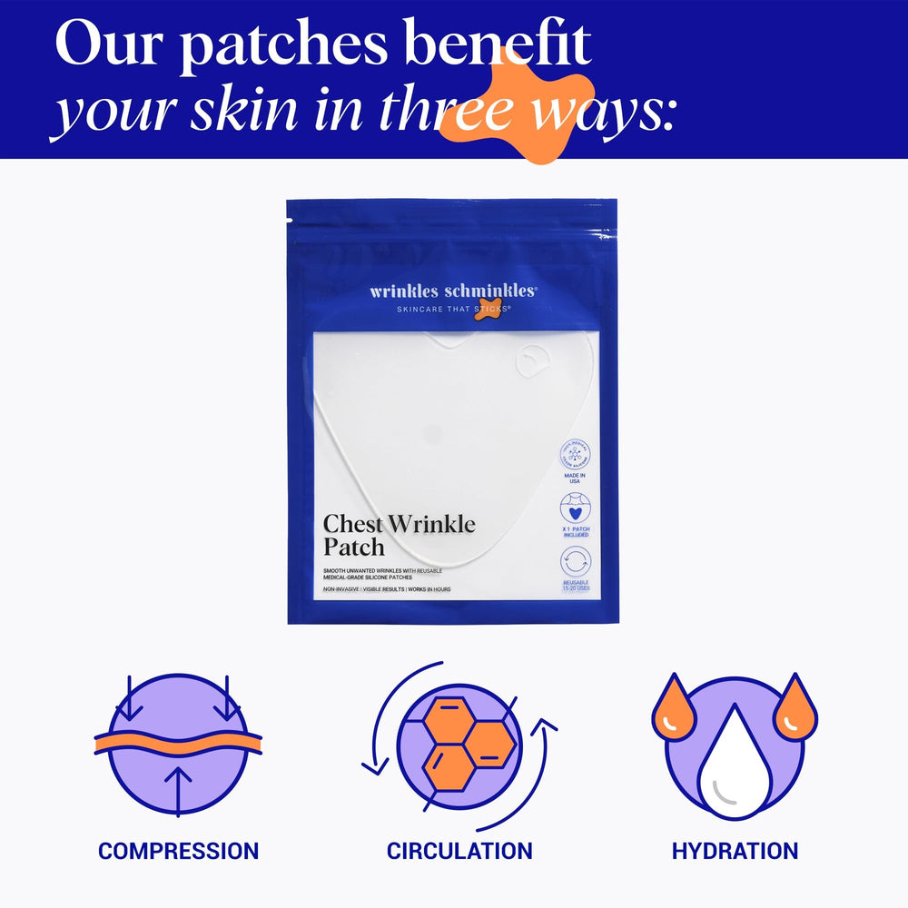 Wrinkles Schminkles chest patch during sleep refines lines and creases