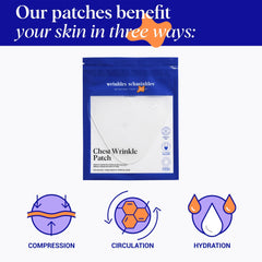 Wrinkles Schminkles chest patch during sleep refines lines and creases