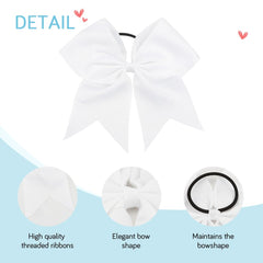 WRNZL Elastic ponytail holder bow, secure fit for jumps