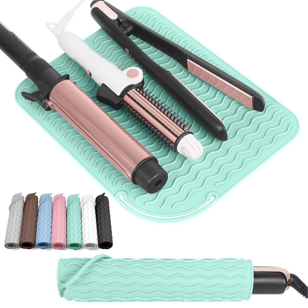 WRORUNER heat mat 12x9 open layout, protects surfaces during tool use.