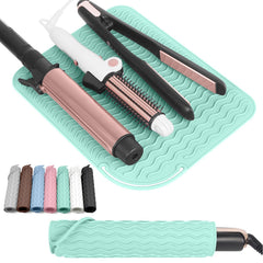 WRORUNER heat mat 12x9 open layout, protects surfaces during tool use.