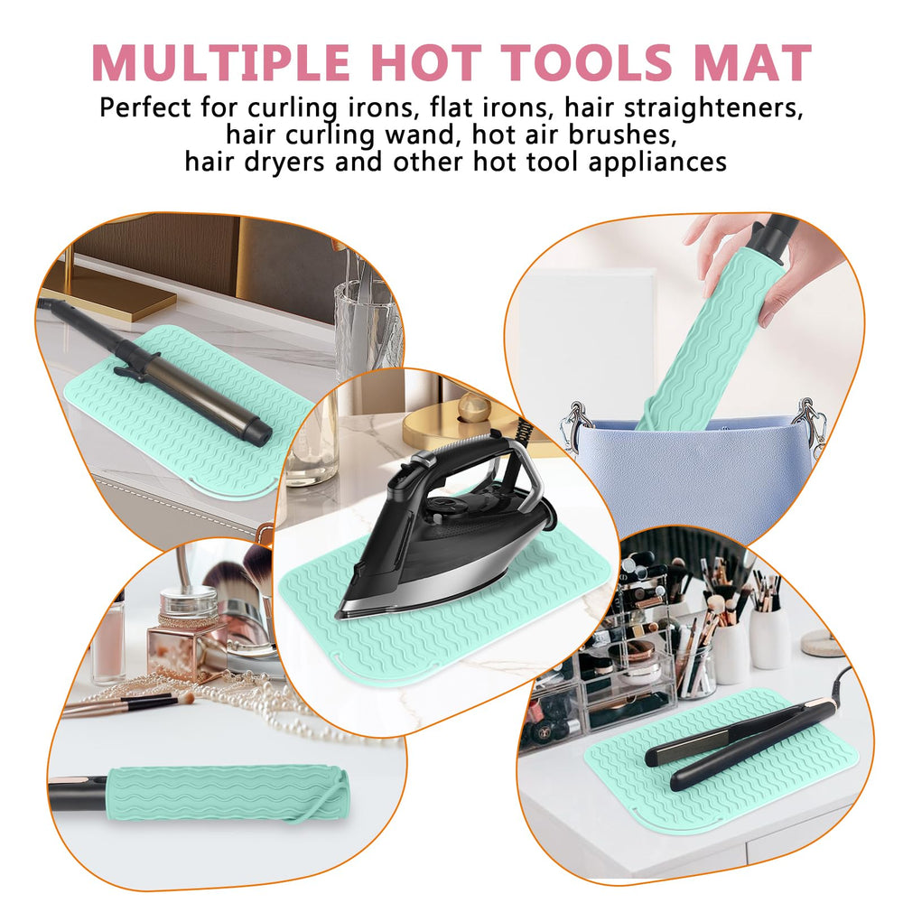 WRORUNER heat mat insulated silicone withstands heat up to 482°F.