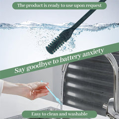 Wrusuh nose trimmer operates without batteries for instant use.
