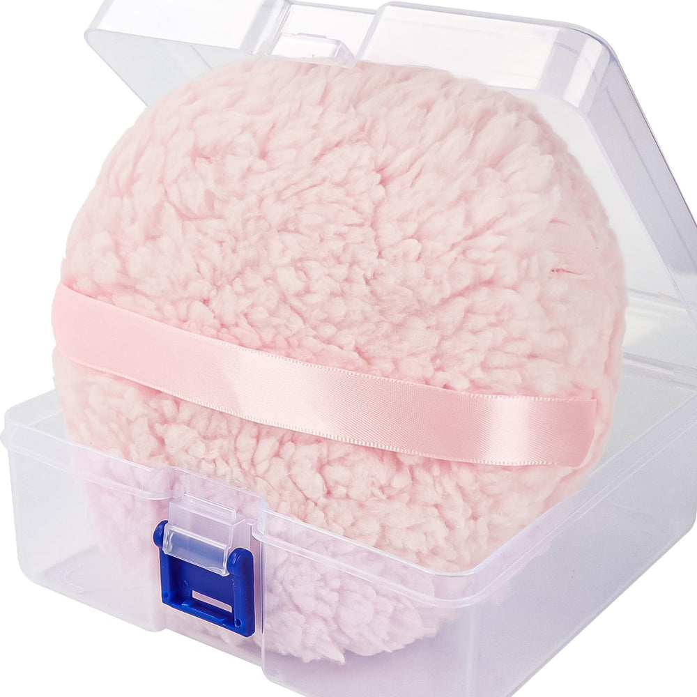 WSYUB 6-inch oversized powder puff for quick, even body powder application